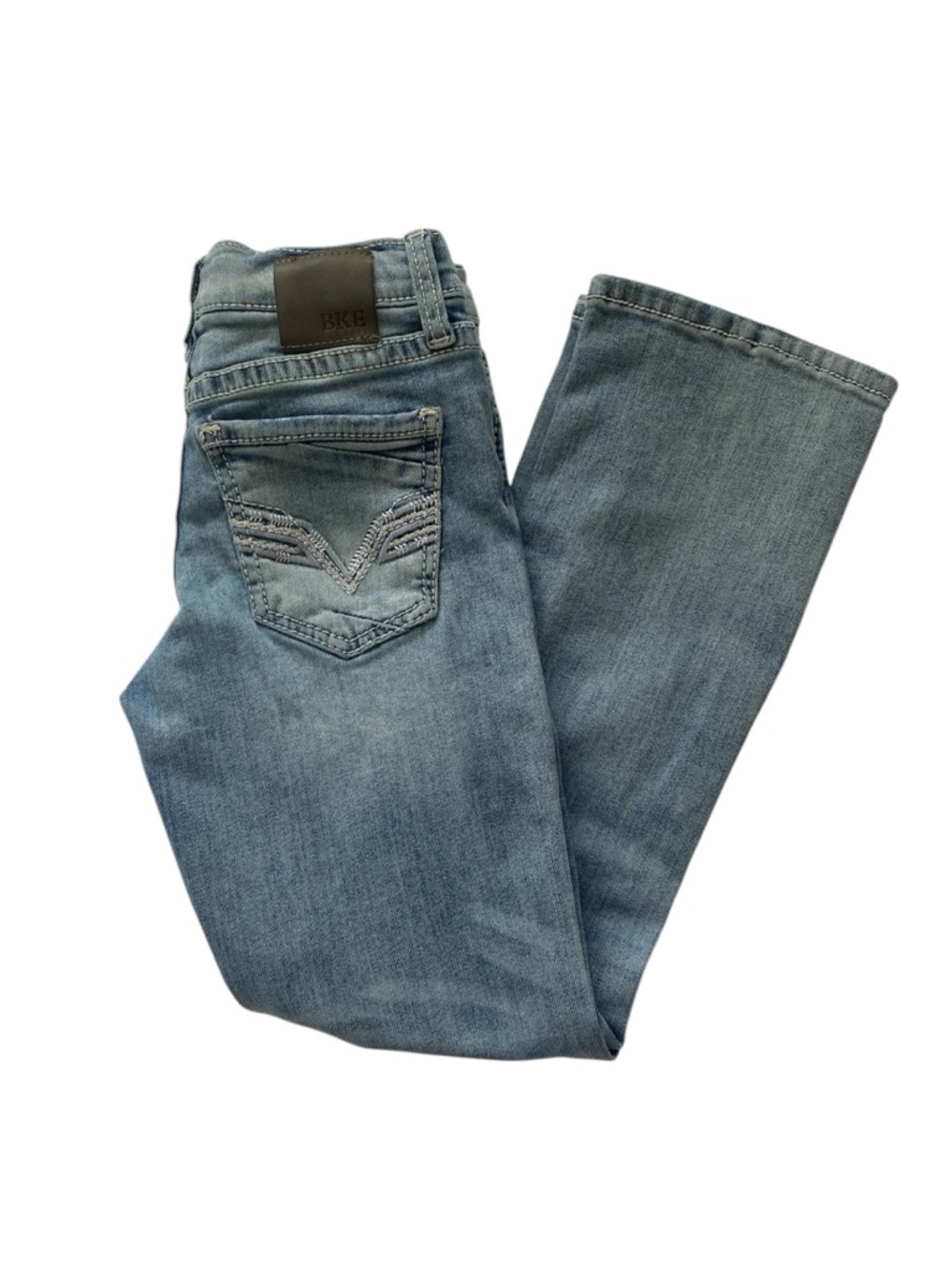 BKE Boys Conner Light Blue Bootcut Jeans